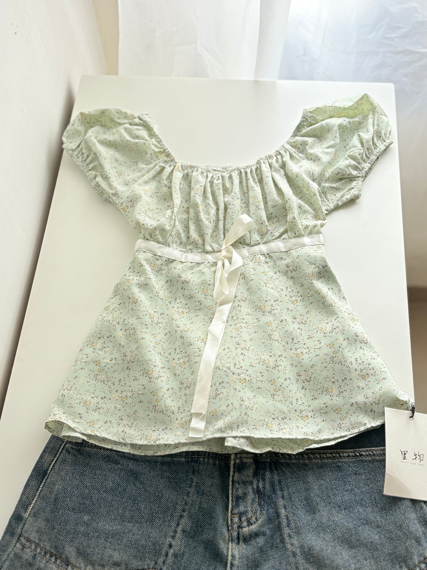 Clara ribbon top