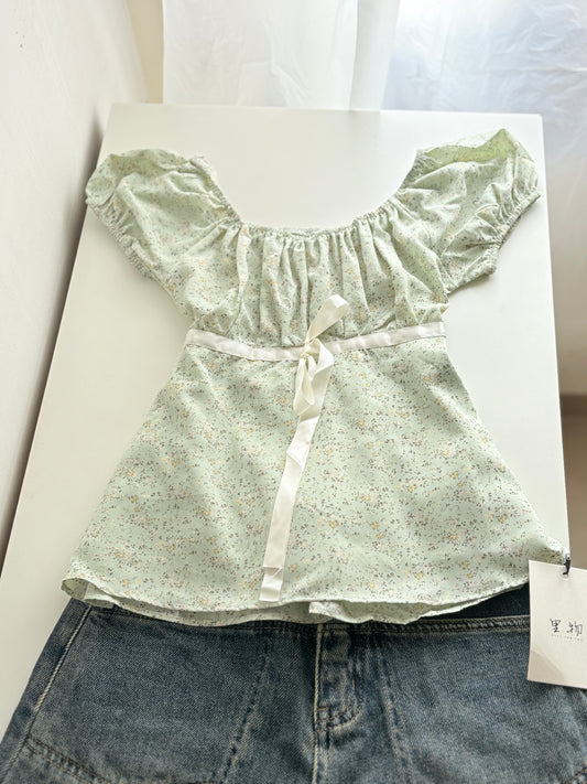 Clara ribbon top