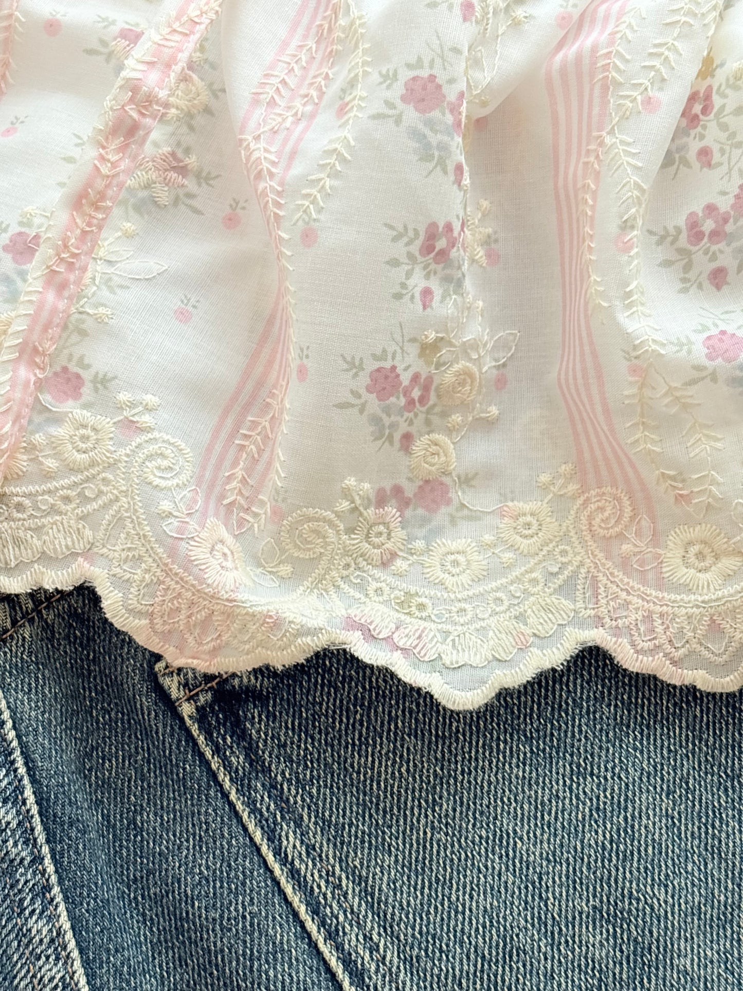 Stella embroidered top
