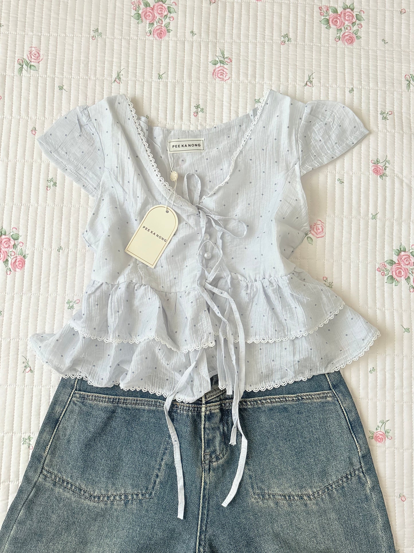 Daisy polka top