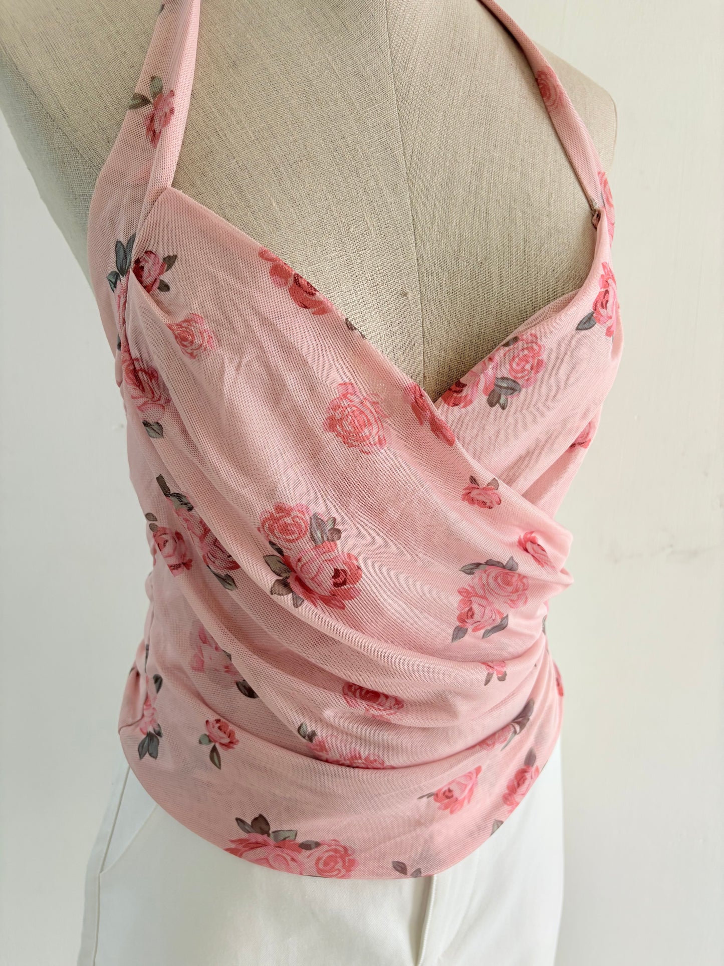 Pink floral top