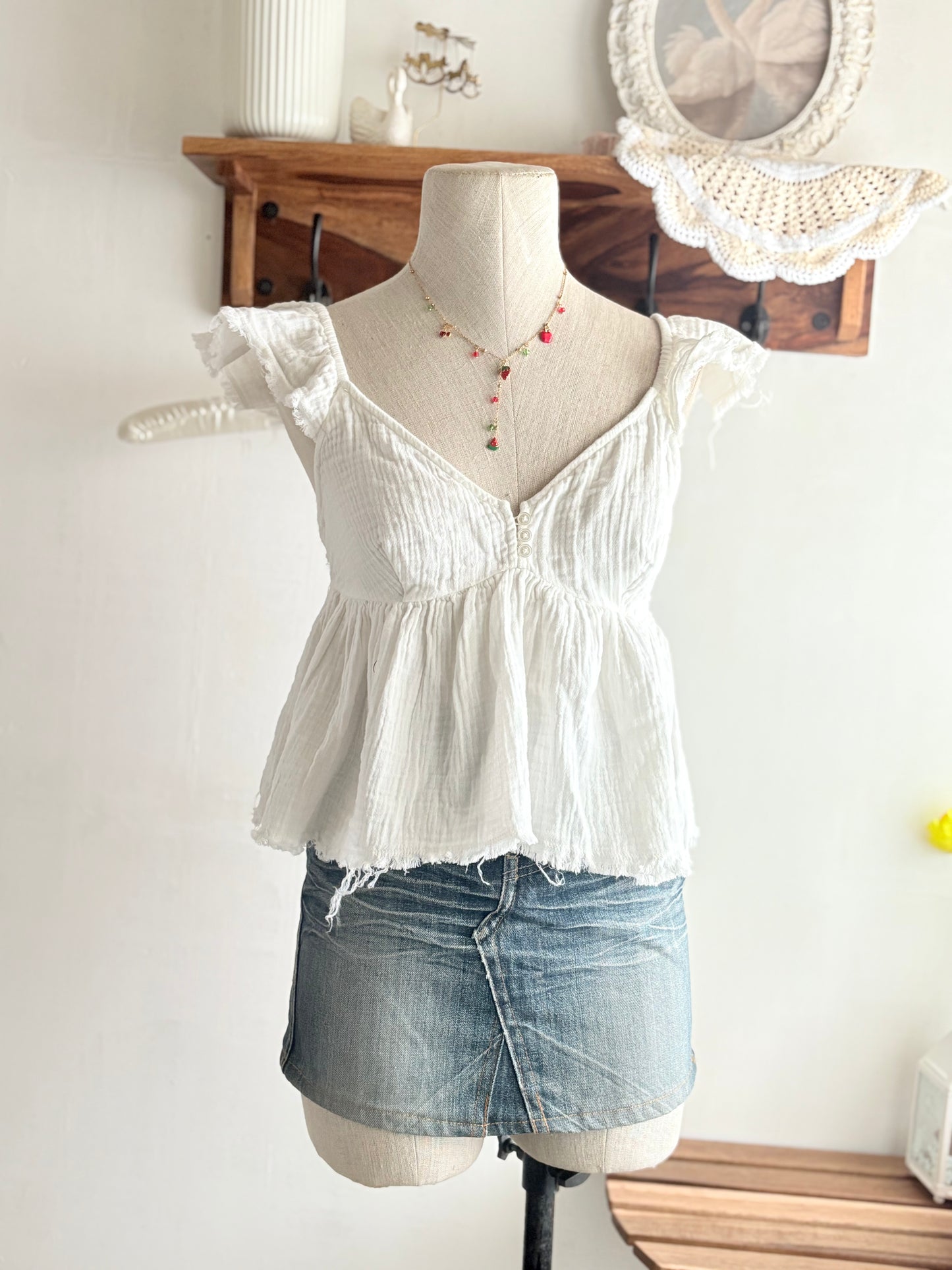 Muslin doll top